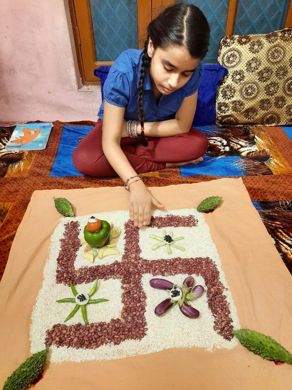 Nutritious Food Rangoli Competition 2021
